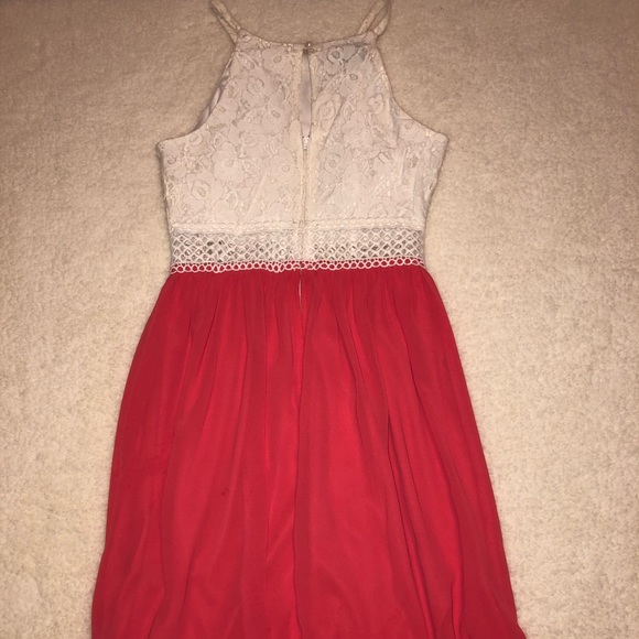 NWOT Lace/Chiffon Spring Dress - Picture 3 of 8